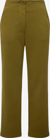 Regular Pantalon Ulla Popken en vert : devant