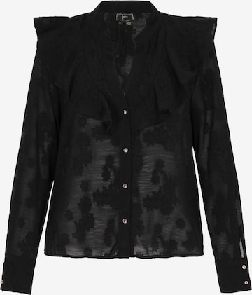 faina - Blusa en negro: frente