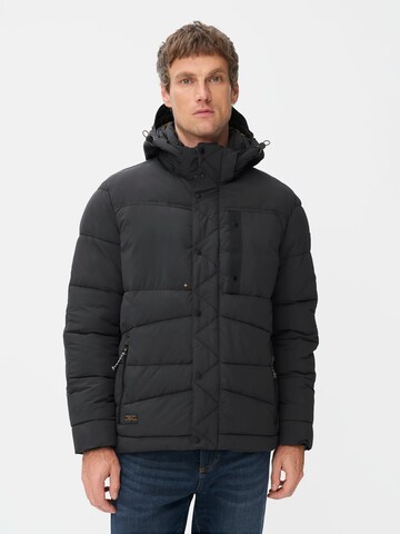 CAMEL ACTIVE Winter jacket in Black: front
