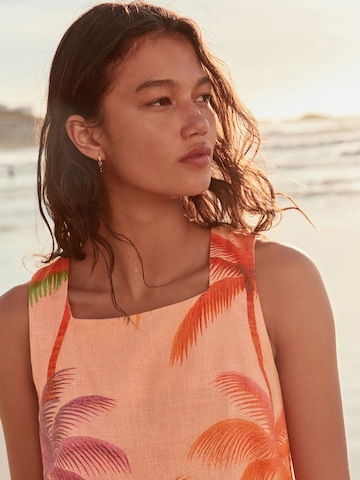 Next - Vestido de verano en naranja