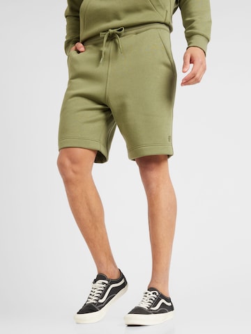 G-Star RAW Loosefit Kalhoty 'Premium Core' – zelená: přední strana