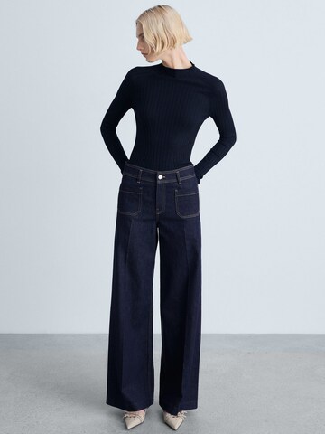 MANGO Loose fit Jeans 'JESSIE' in Blue