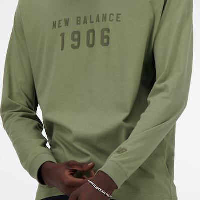 new balance T-Shirt 'Essentials' en vert / vert foncé, Vue avec produit