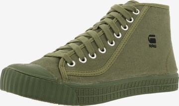 G-Star RAW Sneakers hoog 'Rovulc' in Groen: voorkant