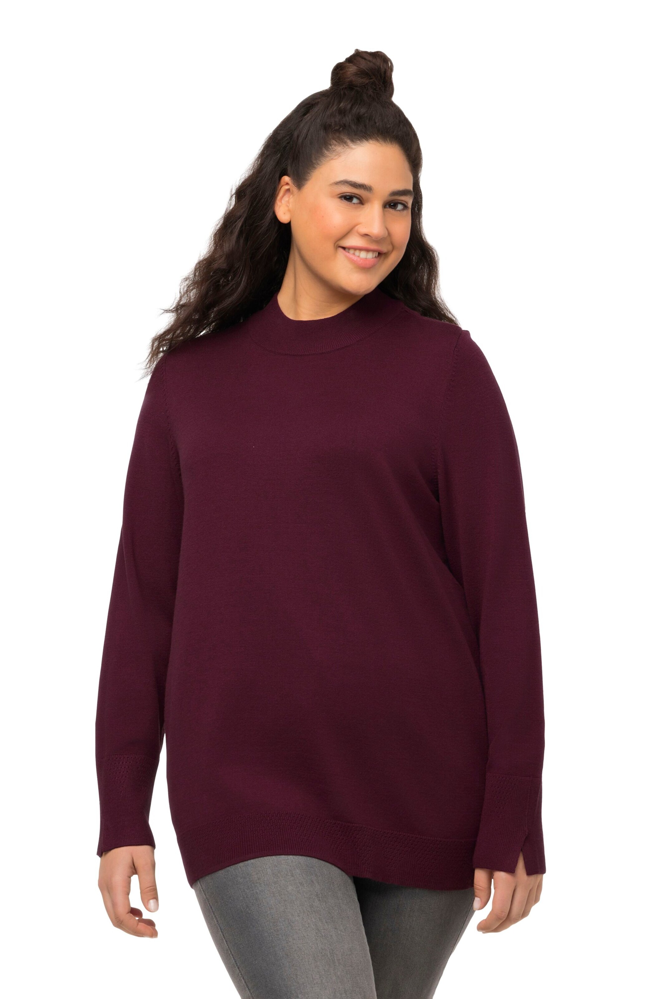Ulla Popken Pullover in Lila: Vorderseite