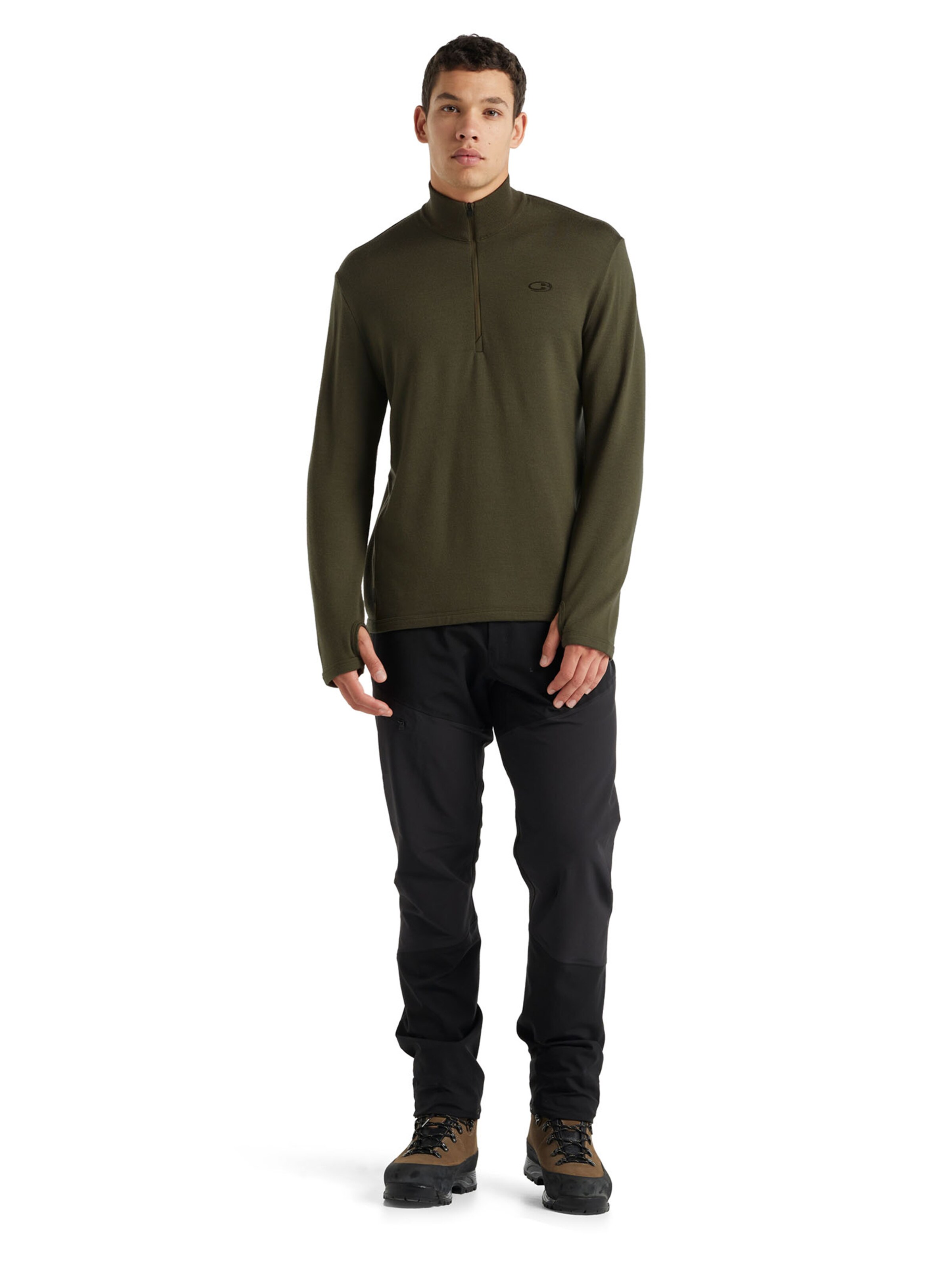 ICEBREAKERSportska sweater majica 'Original' - zelena boja