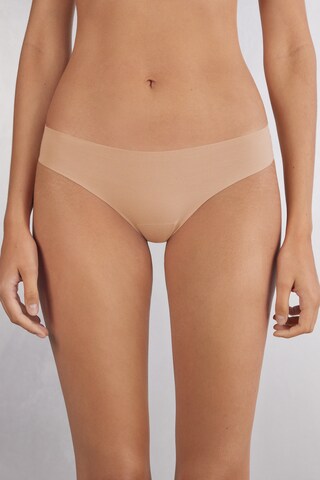 INTIMISSIMI Thong in Brown: front