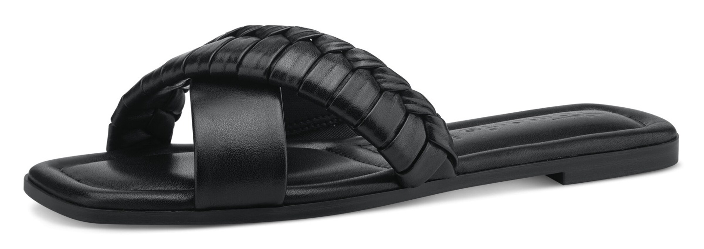 Tamaris Pantolette in Schwarz: Vorderseite