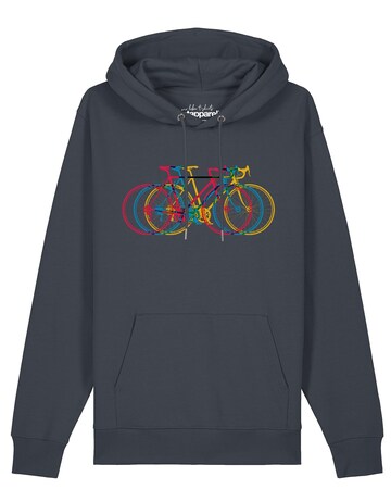 Watapparel Sweatshirt ' Fahrräder ' in Grijs: voorkant