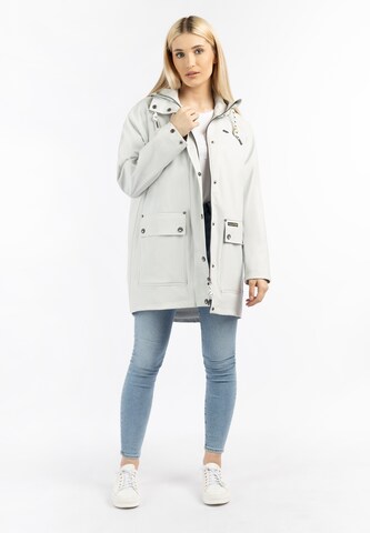 Schmuddelwedda Funkční kabát – bílá