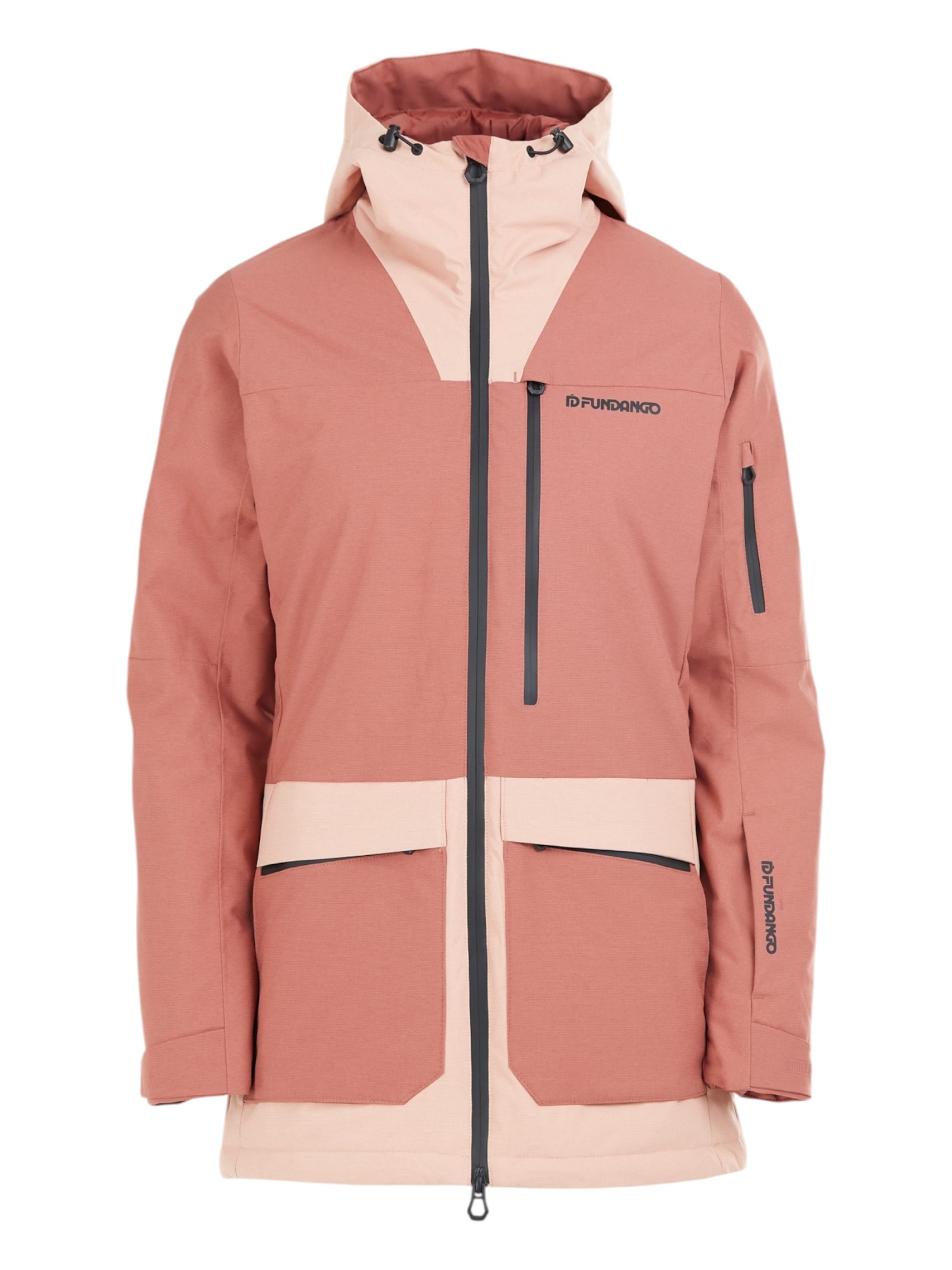 Fundango Outdoor jacket 'Poplar ECO ' in Purple: front