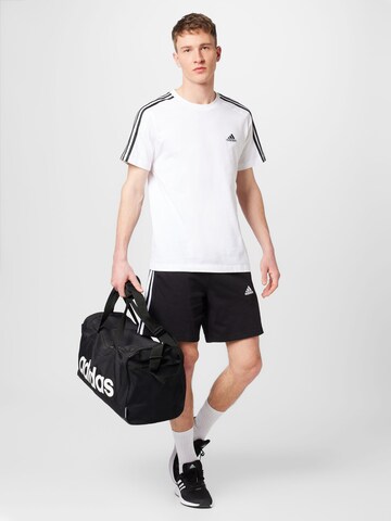 ADIDAS SPORTSWEAR Λειτουργικό μπλουζάκι 'Essentials' σε λευκό