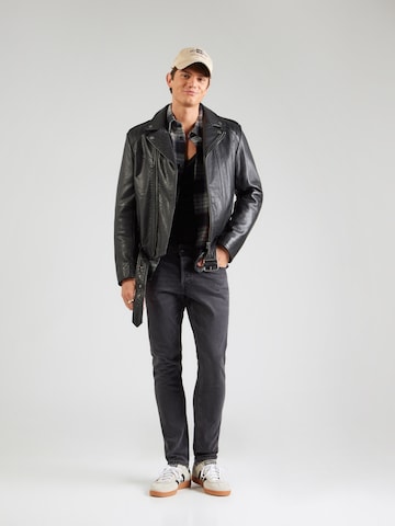 JACK & JONES Slim fit Jeans 'JJIGlenn JJOriginal' in Black