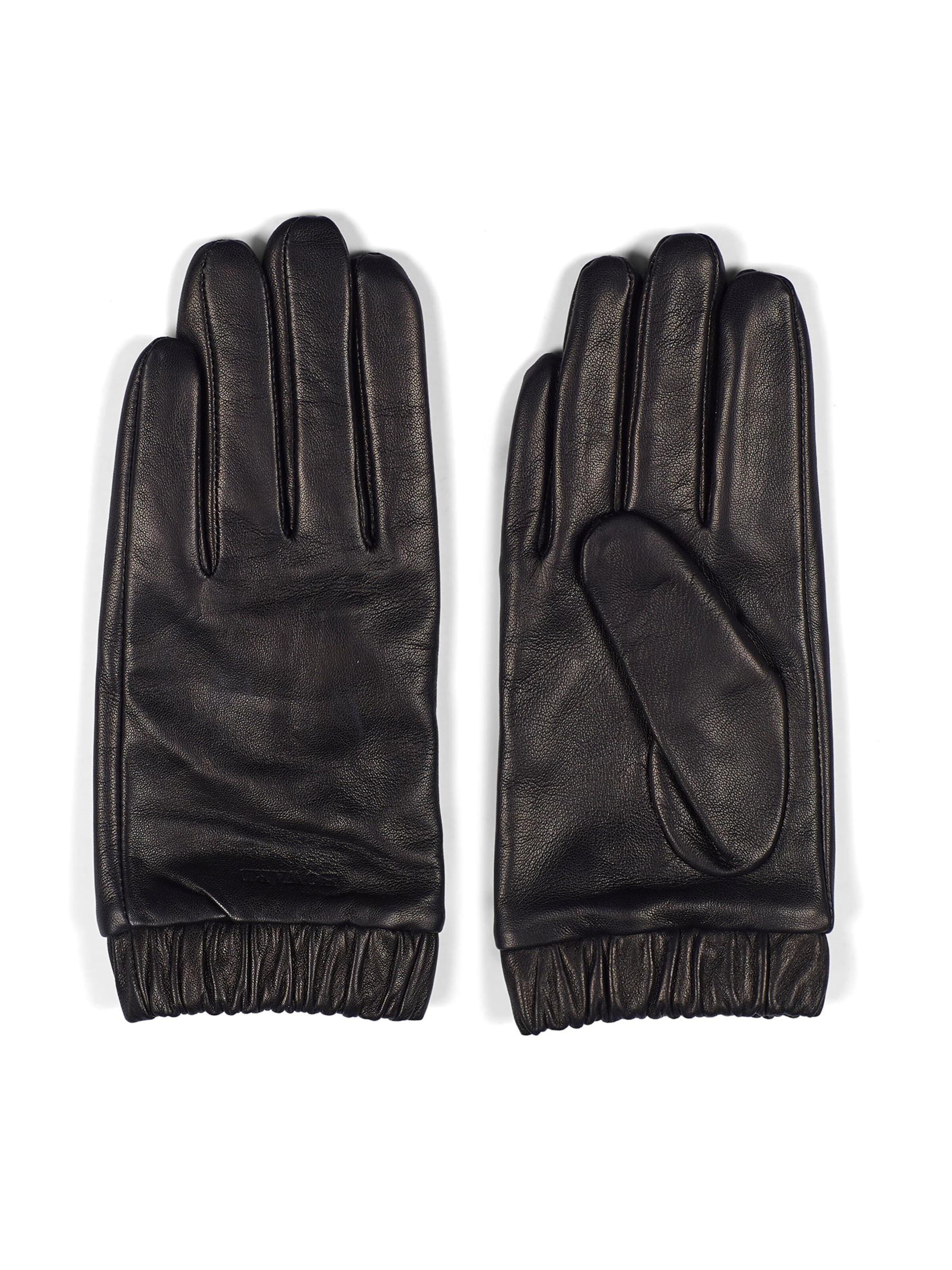 Gants 'Women's Leather Gloves Stella Black' Howard London en noir : devant