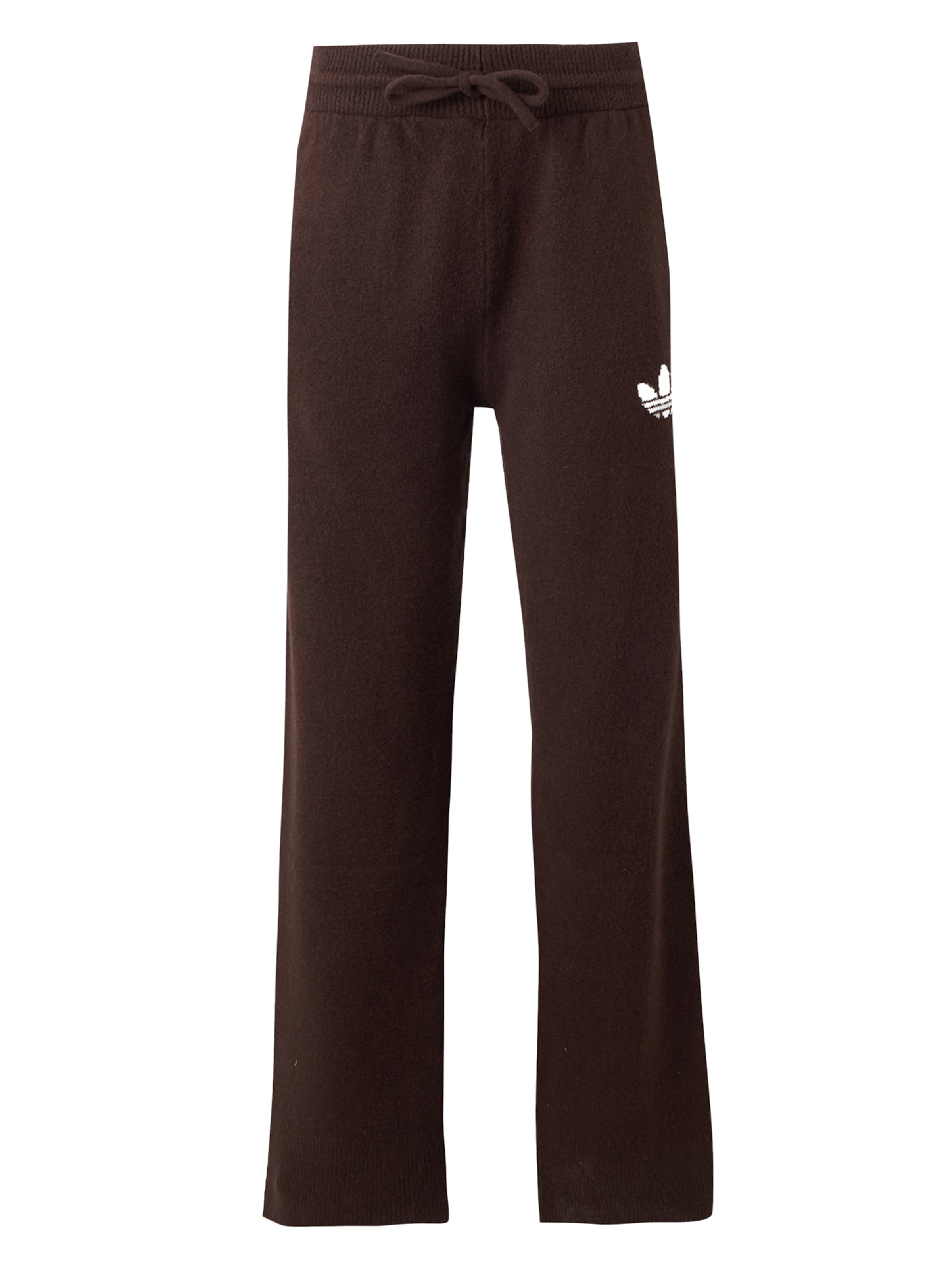 ADIDAS ORIGINALS Pantalon 'Essentials' en 34/Regular en brun foncé / blanc, Vue avec produit