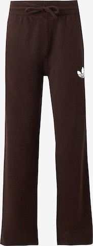 Evazați Pantaloni 'Essentials' de la ADIDAS ORIGINALS pe maro: față
