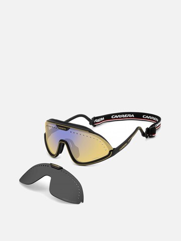 Carrera Solglasögon 'Carrera C SPORT 01/S Matte black gold 99/1/125 MAN Sunglasses' i svart: framsida