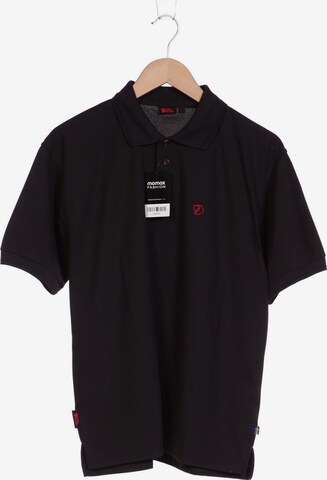 Fjällräven Poloshirt L in Schwarz: predná strana