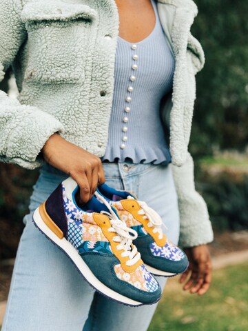 inkkas Sneaker low 'Hendrix Premium Sneaker | Nachhaltig & Handgefertigt' in Mischfarben