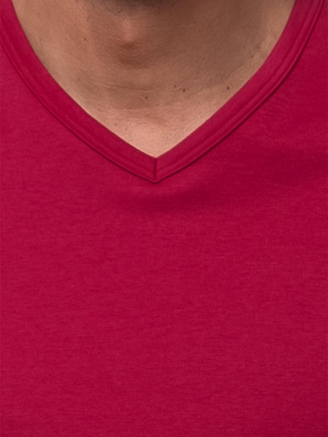 Mey Pyjama kurz 'Graphic Stripes' in Rot