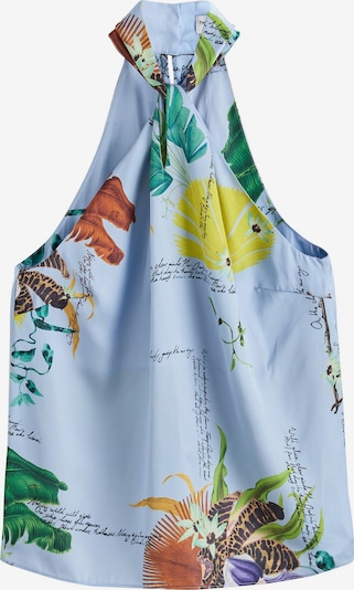 Next Top 'Kew' in XS in hellblau / braun / gelb / grün, Produktansicht