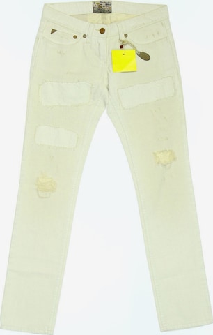 DANIELE ALESSANDRINI Pants in XXS in White: front