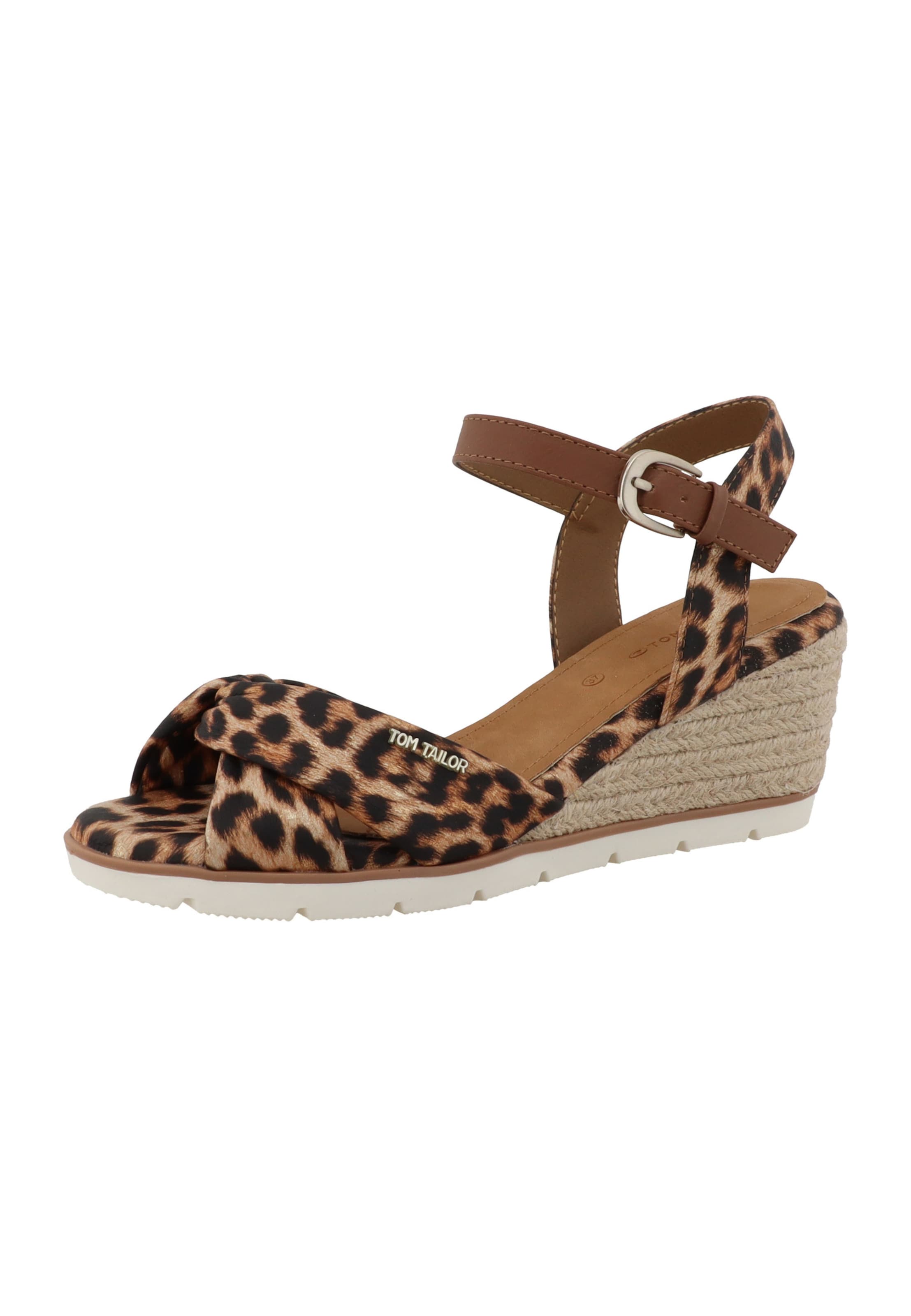 Sandales TOM TAILOR en beige : devant