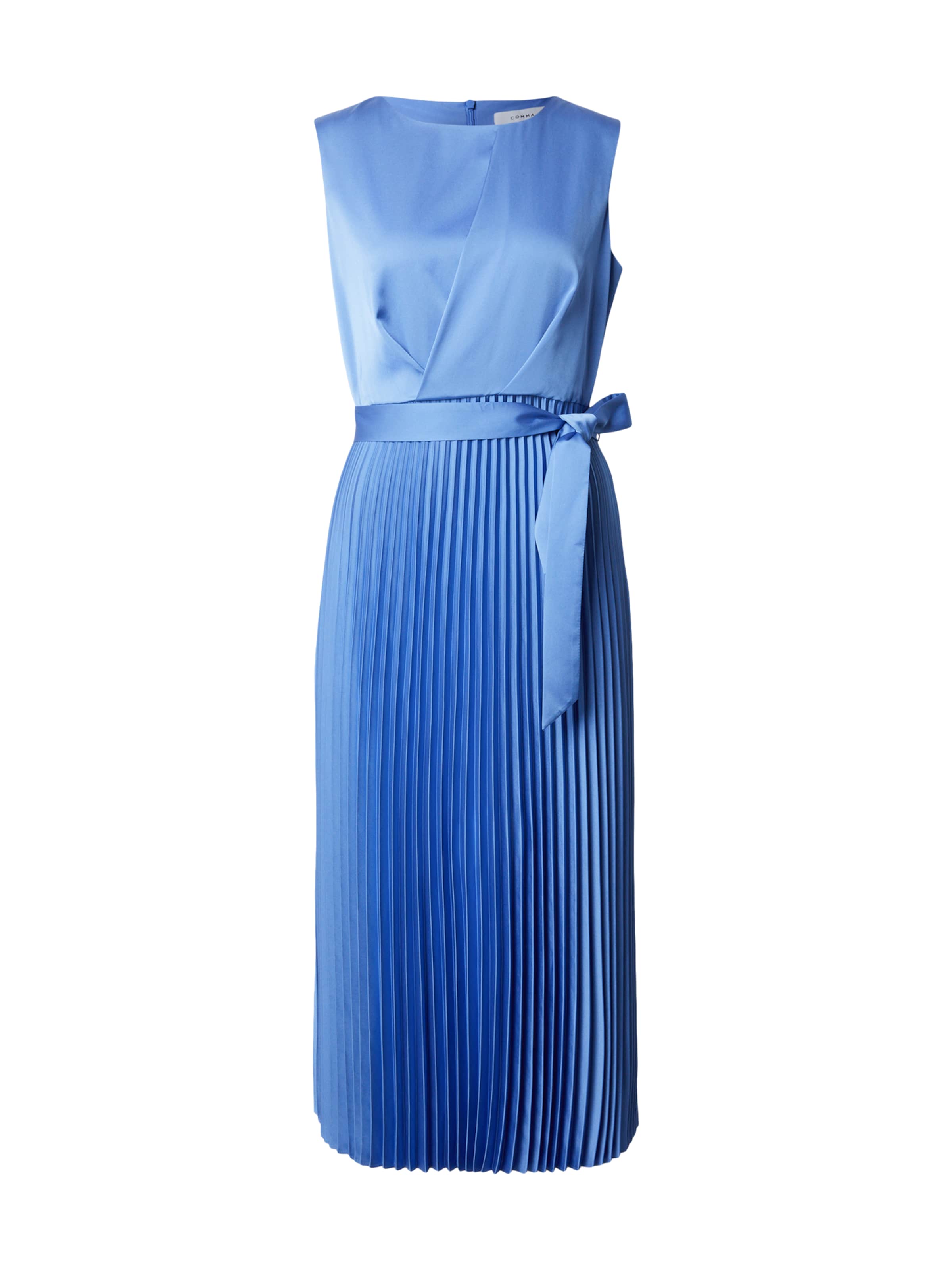 COMMA Jurk in Blauw: voorkant