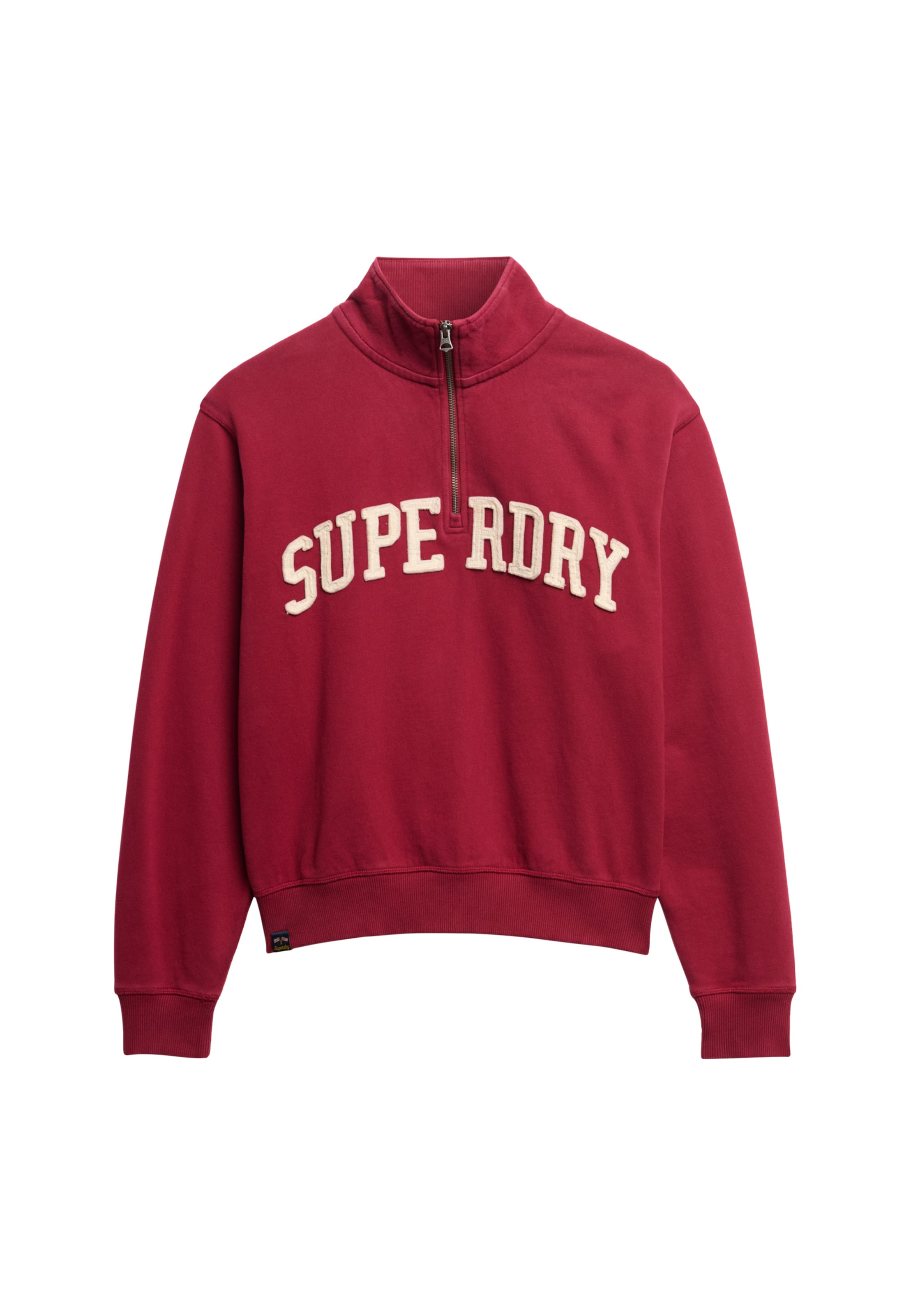 Sweat-shirt 'Essentials' Superdry & Co en rouge : devant