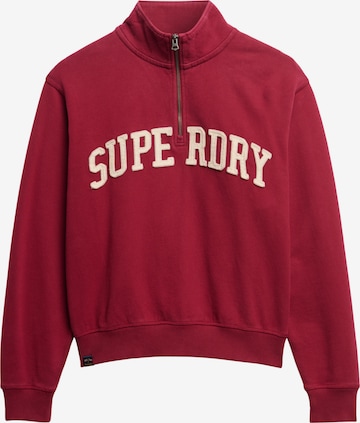 Sweat-shirt 'Essentials' Superdry & Co en rouge : devant