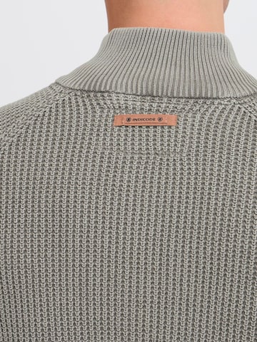 INDICODE JEANS Trui ' IDRocklyn ' in Grijs