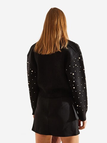 Cardigan 'Strickjacken' Bianco Lucci en noir