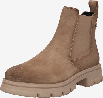 Botine de la TT. BAGATT pe bej: față