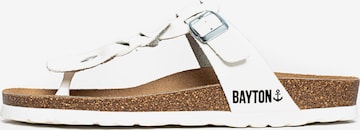 Bayton T-bar sandals 'Huelva' in White: front
