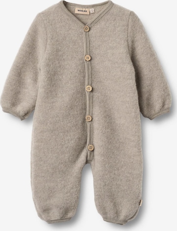 Tutina / body per bambino 'Levi' di WHEAT in beige: frontale