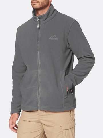 normani Athletic Fleece Jacket 'Laanila' in Grey