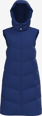 Gilet 'JAMILLA' PIECES en bleu : devant