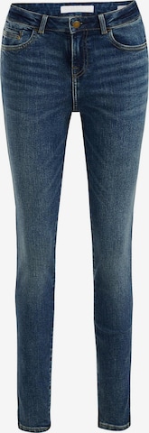 WE Fashion Skinny Jeans in Blue: front