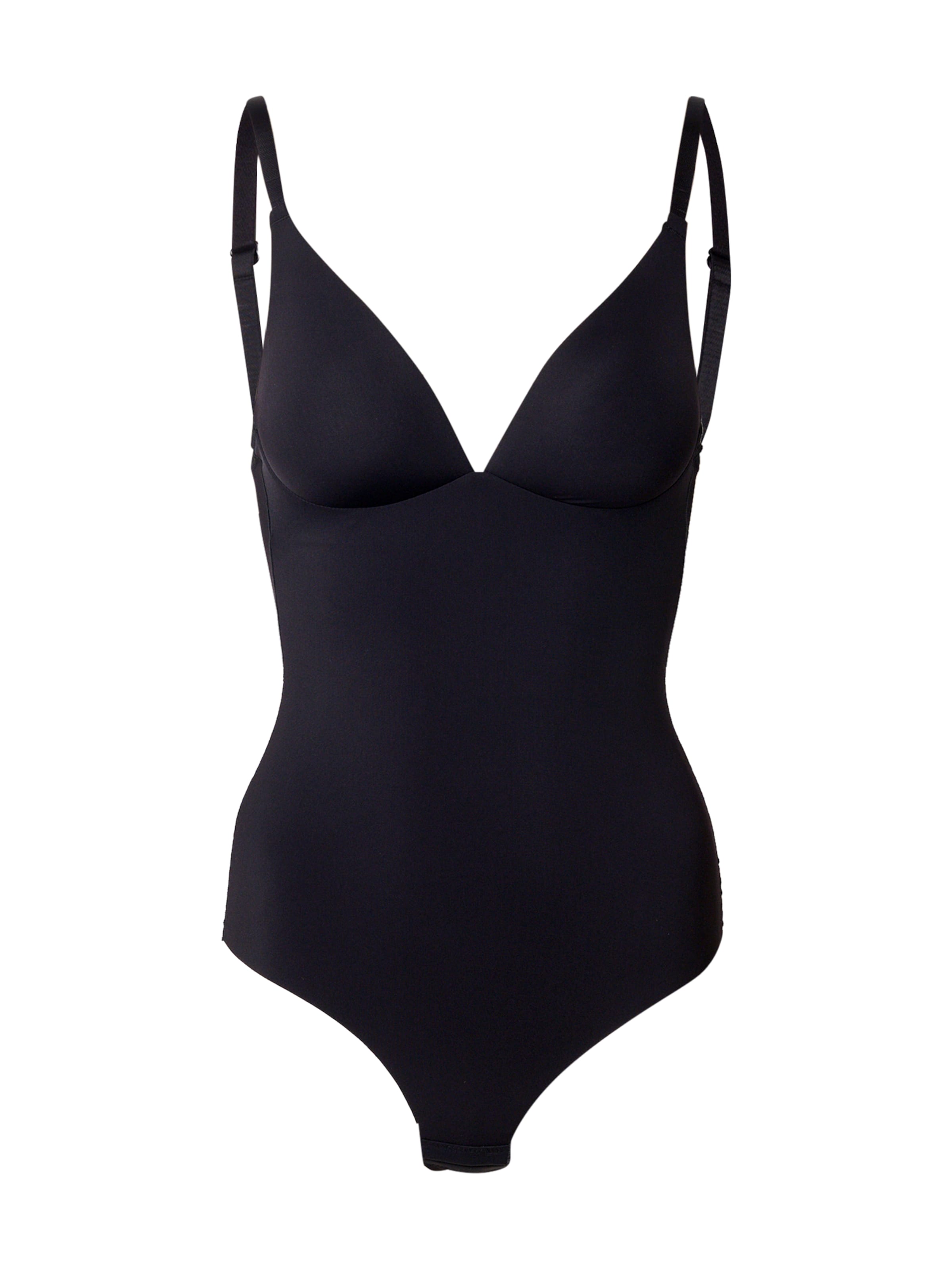 Bye Bra - Body moldeador en negro: frente