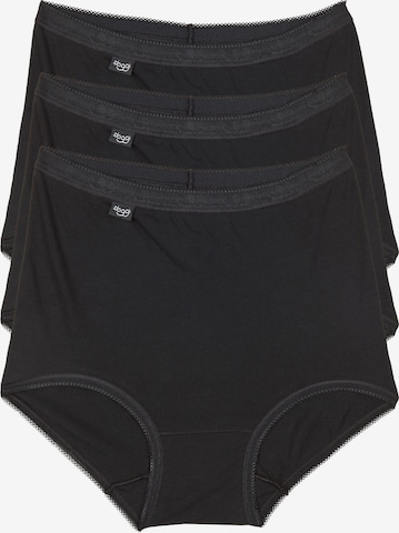 SLOGGI Maxislip ' Basic+ ' in Schwarz: Vorderseite
