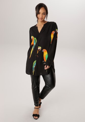 Aniston Bluse in Schwarz