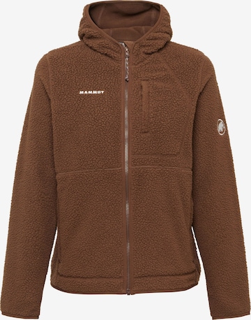 MAMMUT Funktionsfleecejacke ‘Falera Pro' in Braun: Vorderseite