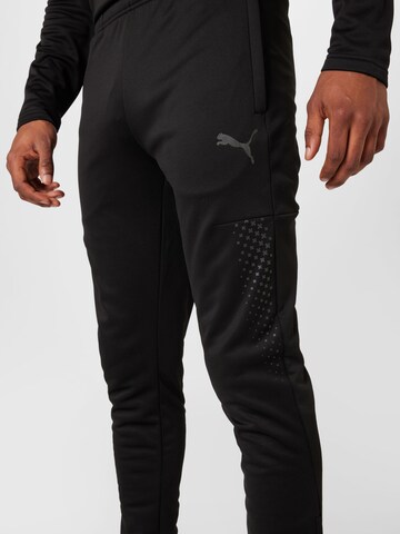 Coupe slim Pantalon de sport PUMA en noir