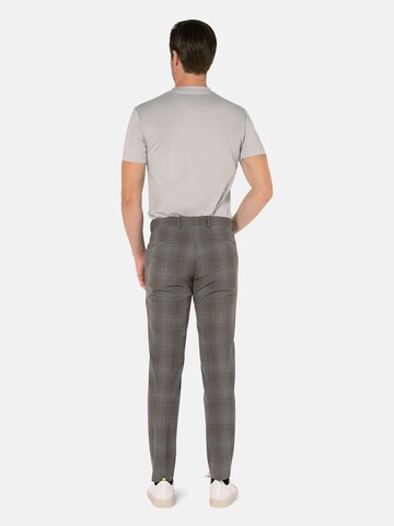 BENVENUTO Slimfit Broek in Bruin