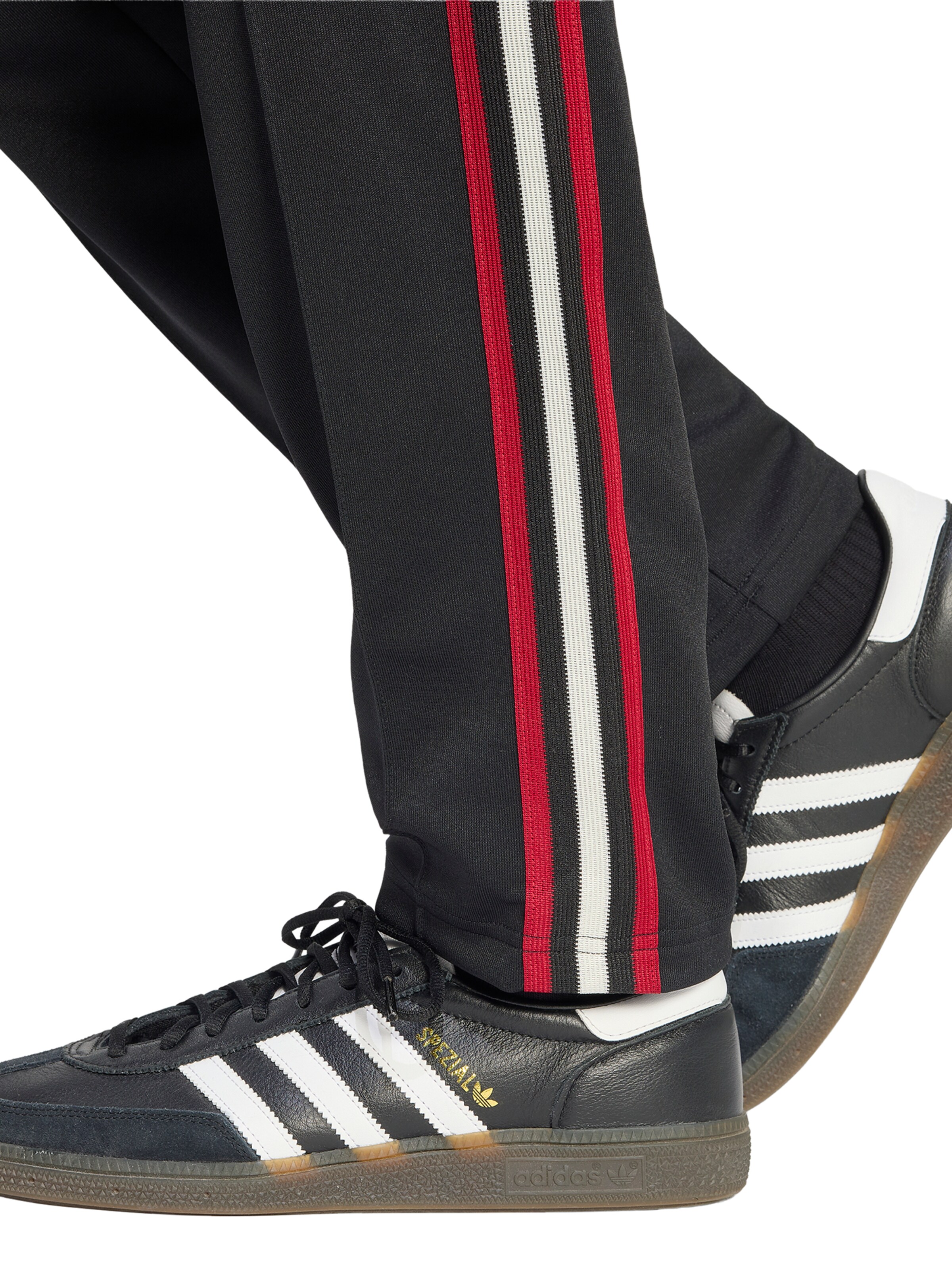 juoda ADIDAS PERFORMANCE Standartinis Sportinės kelnės 'Manchester United'