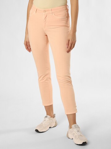 Marc Cain Skinny Pants in Orange: front