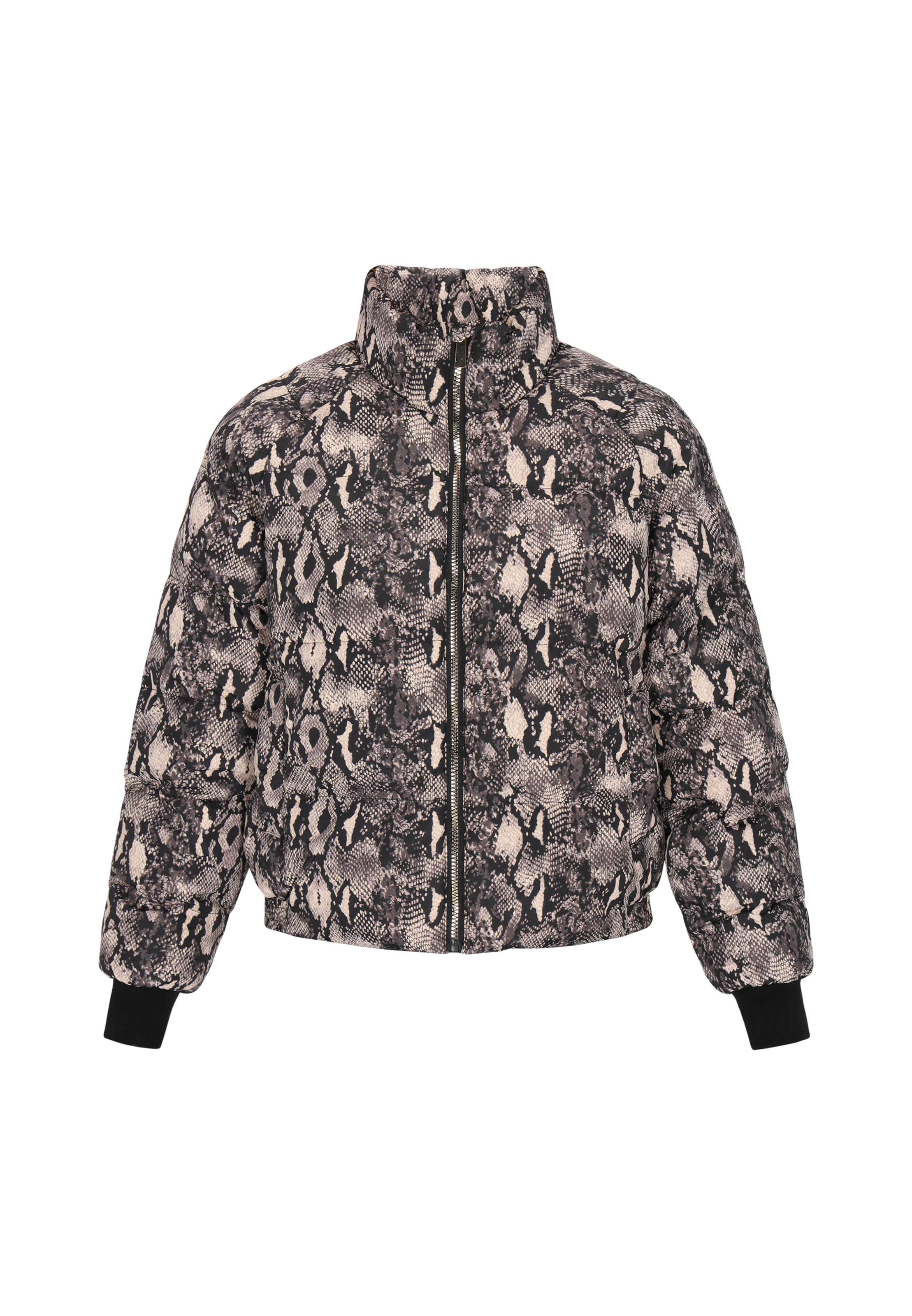 faina Zimní bunda – šedá: přední strana