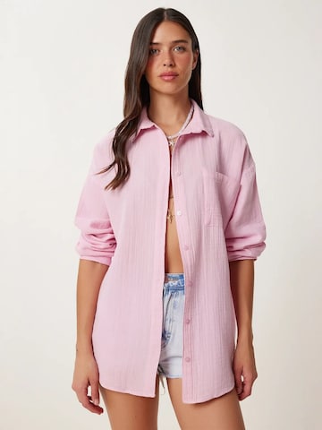 Happiness İstanbul Shirt in Pink: front