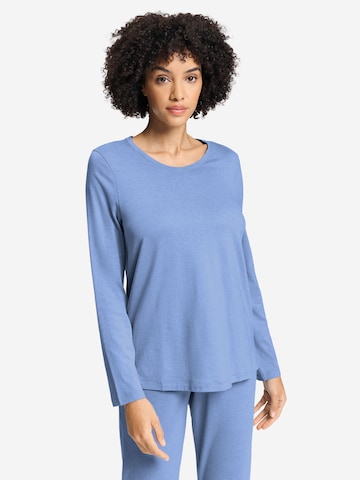 Chemise de nuit ' Sleep & Lounge ' Hanro en bleu : devant