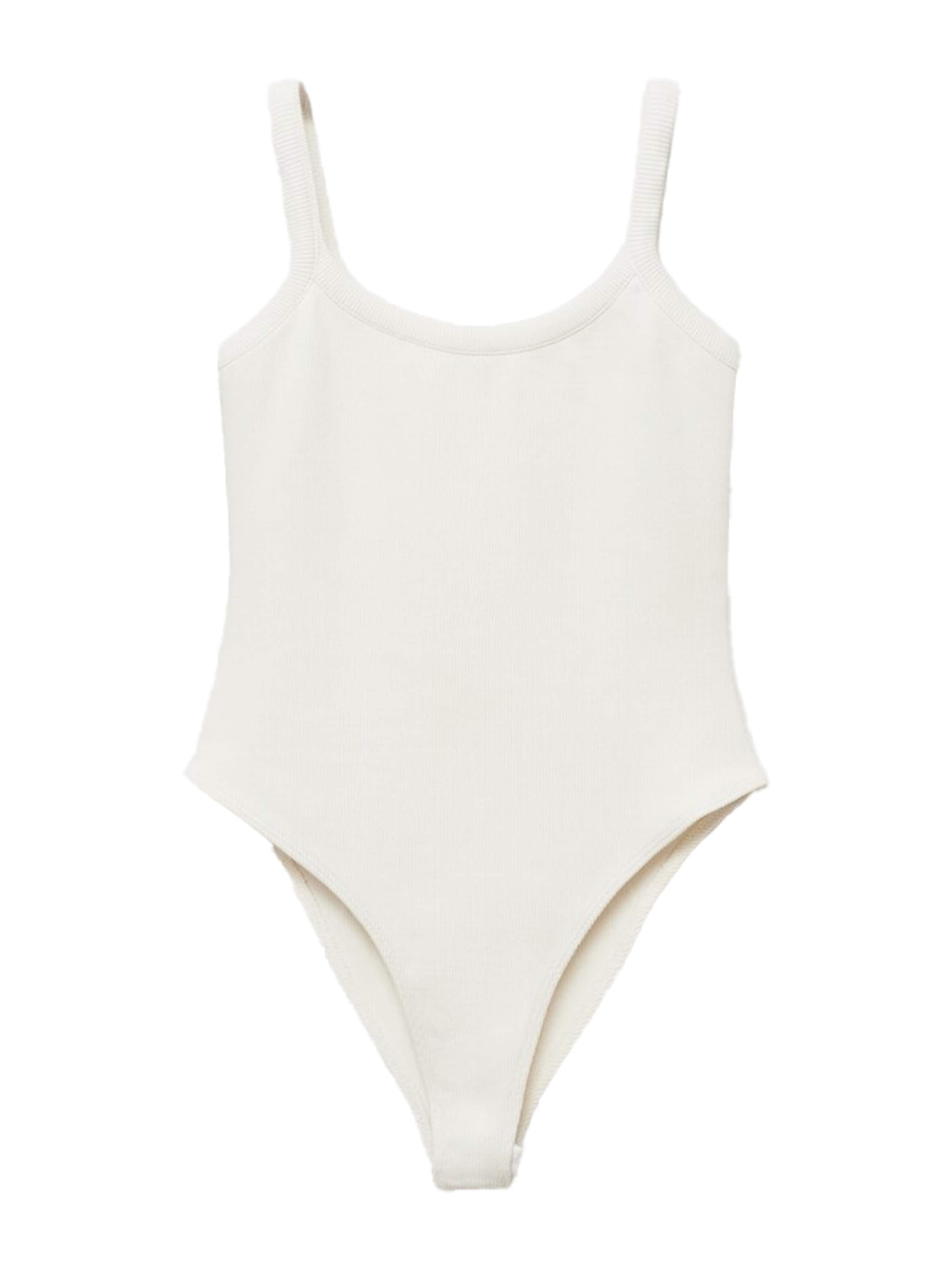 MANGO Top 'BENI' in Beige: front